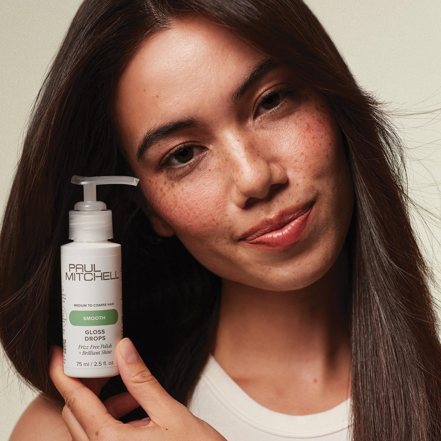 Paul Mitchell Gloss Drops Shine Serum, Frizz-Free Polish, Brilliant Shine, For Medium To Coarse Hair, 2.5 fl oz
