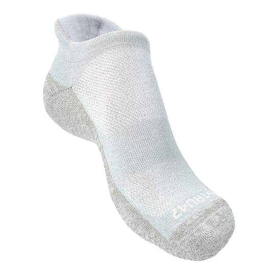 TRU47 Grounding & Earthing Products | Low Cut Silver Infused Cotton Socks | Breathable, Made With 99.99% Pure Silver (Large)