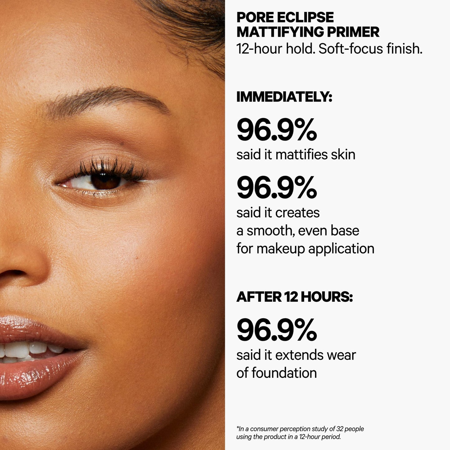 Milk Makeup Pore Eclipse Mattifying Primer – Blurs Pores, Controls Shine + Holds Makeup for Up to 12 Hours – Creates a Smooth, Even Base for a Soft, Long-Lasting Matte Finish – 0.68 oz