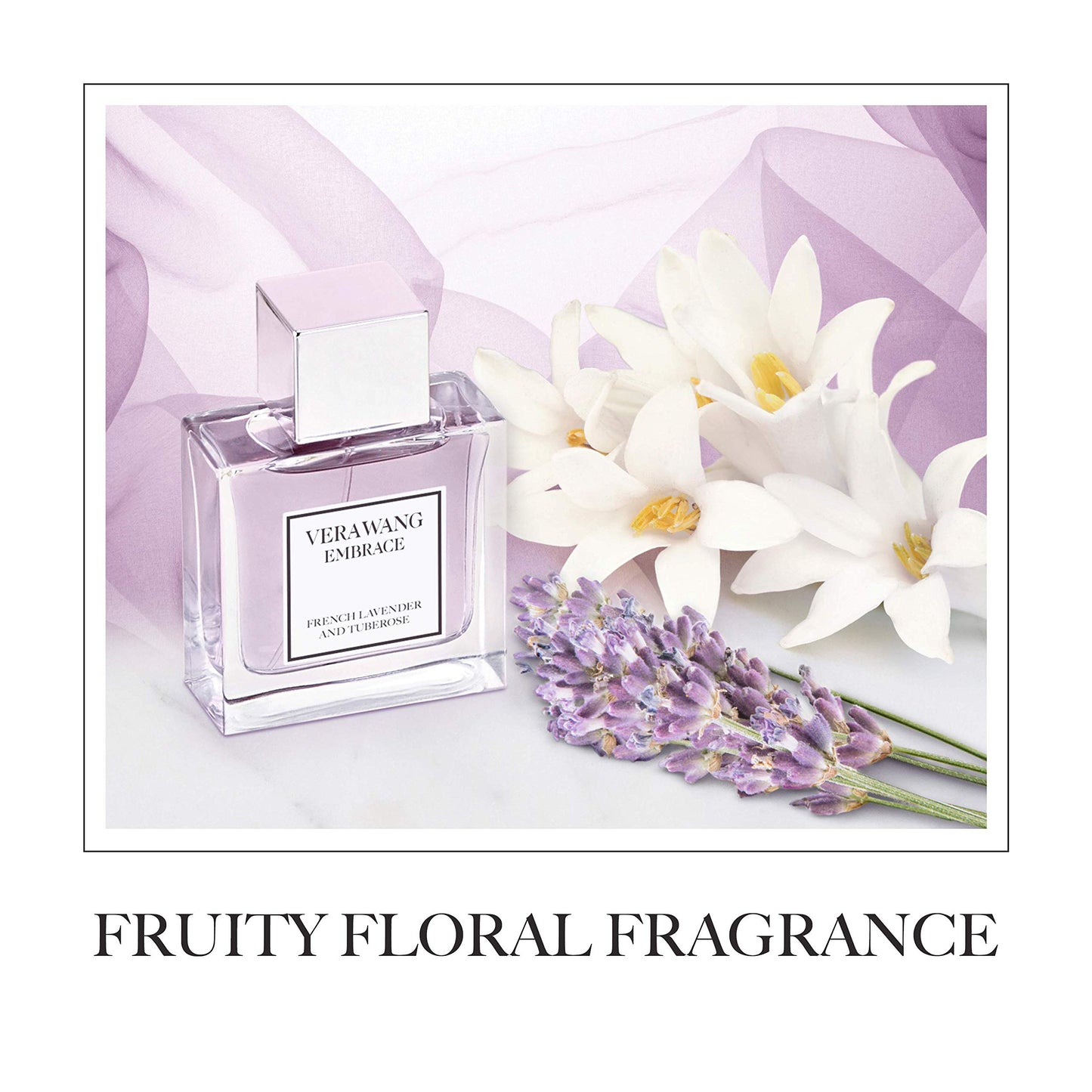 Vera Wang Embrace Eau De Toilette Spray for Women, French Lavender & Tuberose, 1 Fl Oz