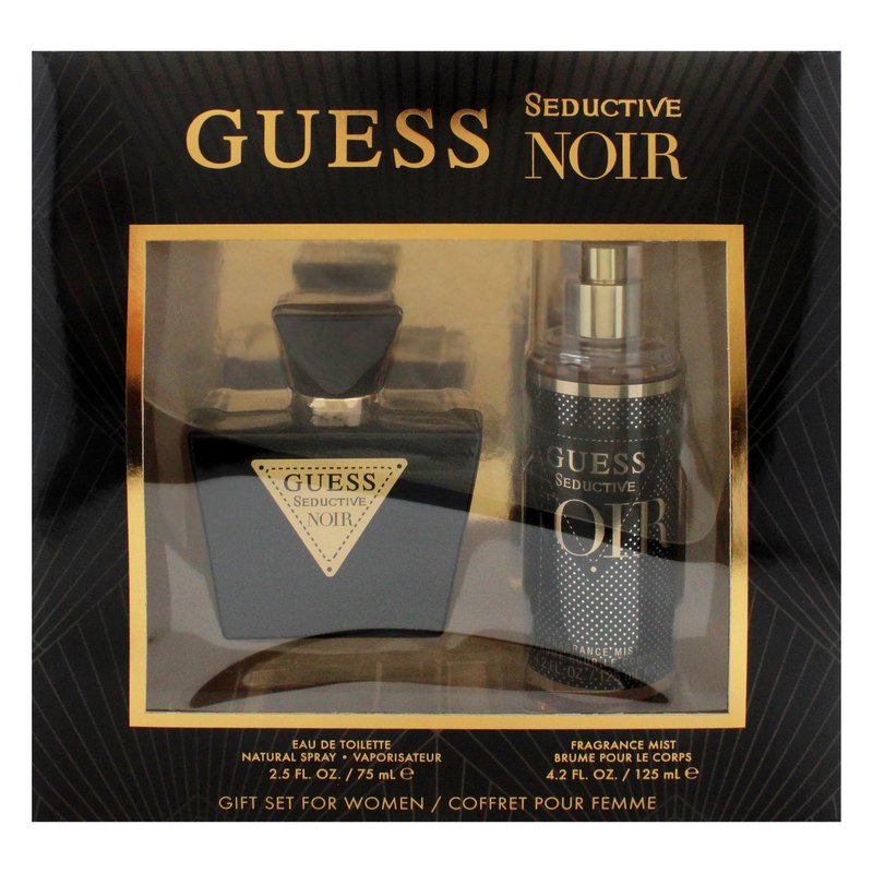 Guess Seductive Noir by Guess for Women - 2 Pc Gift Set 2.5oz EDT Spray, 4.2oz Fragrance Mist