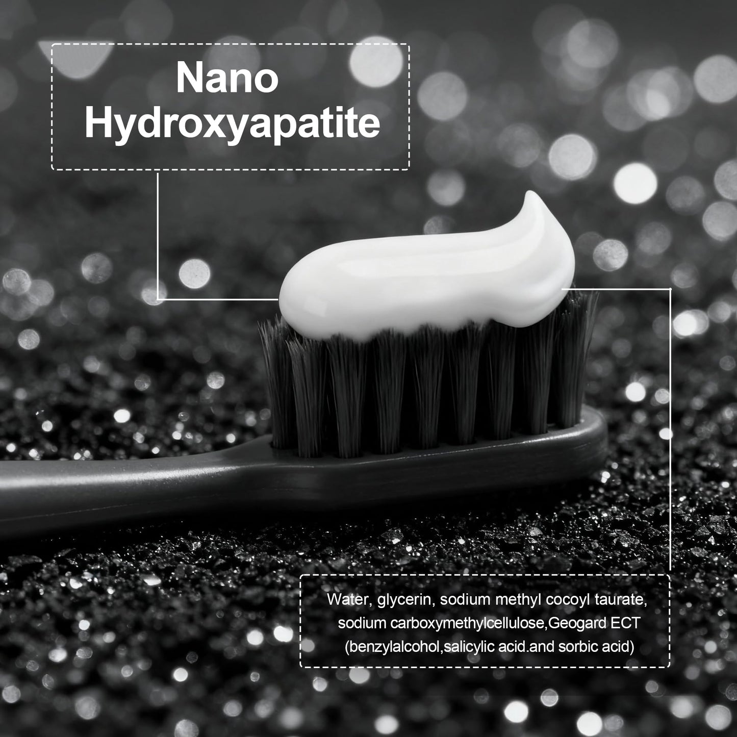 Woadee 7.5% Nano Hydroxyapatite Toothpaste,Fluoride Free,Whitening 3pcs