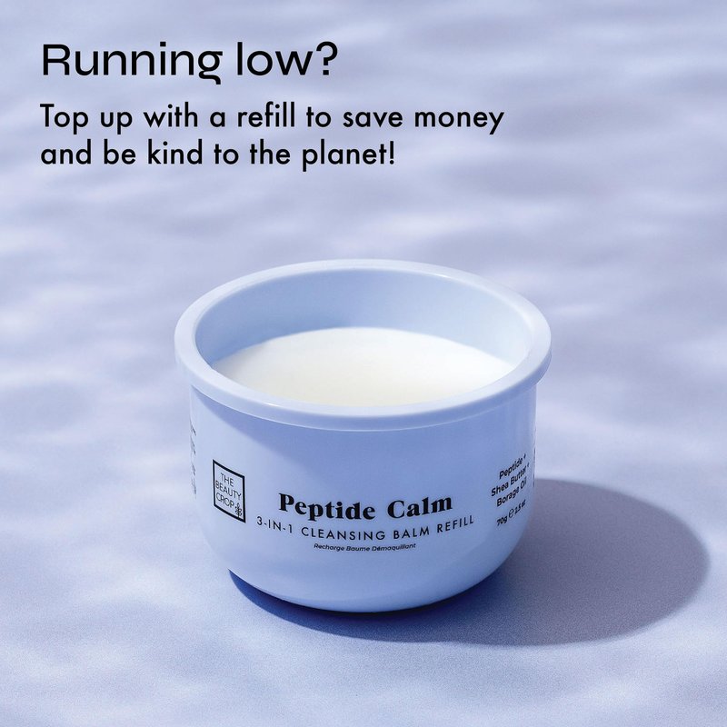 The Beauty Crop Peptide Refillable Cleansing Balm - Nourishing & Hydrating - 100 ml