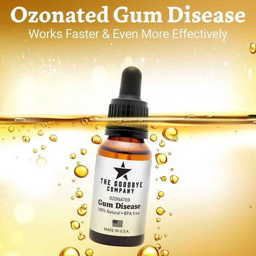 Ozonated Gum Disease Treatment - Effective and Natural Home Remedy for Treating Oral Gum Disease and Gingivitis - 100% Pure Neem and Clove Essential Oils for Complete Oral Health 15ML