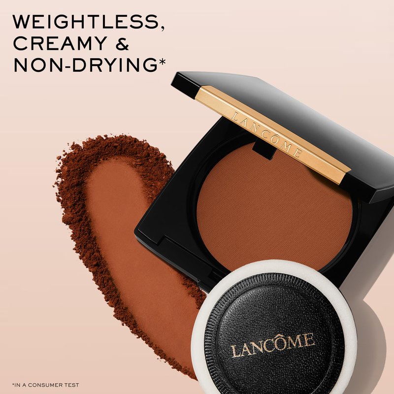 Lancôme Dual Finish Powder Foundation - Natural Finish, Sheer-to-Full Coverage, Longwear Powder Foundation, Controls Shine - 100 Porcelaine Delicate Cool