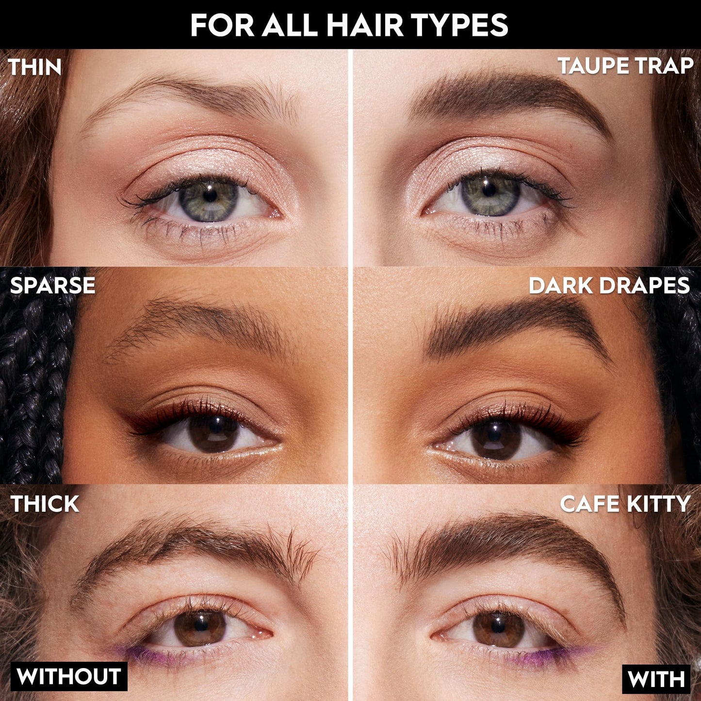 Urban Decay Big Bush Volumizing Tinted Eyebrow Gel (Neutral Nana - Neutral Brown), Waterproof, Smudge-Resistant, Flake-Resistant, Buildable Brow Gel Fibers, Up to 24 HR Hold - 0.19 fl oz