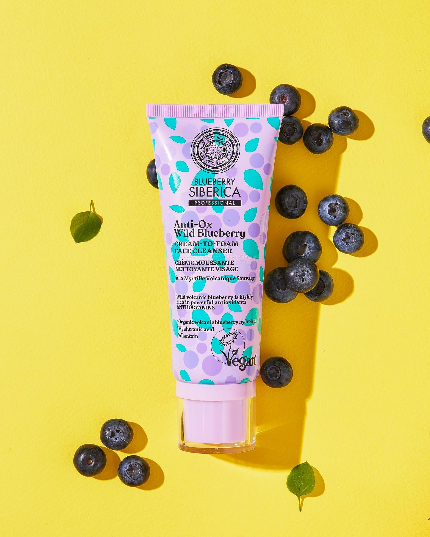 Natura Siberica Natural Anti-OX Wild Blueberry Cream Face Cleanser 100 ml