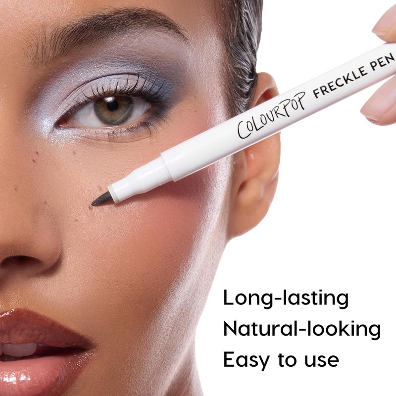 ColourPop Freckle Pen - Long-Lasting Faux Freckle Makeup for Natural Look | Soft Brown (0.03 oz)