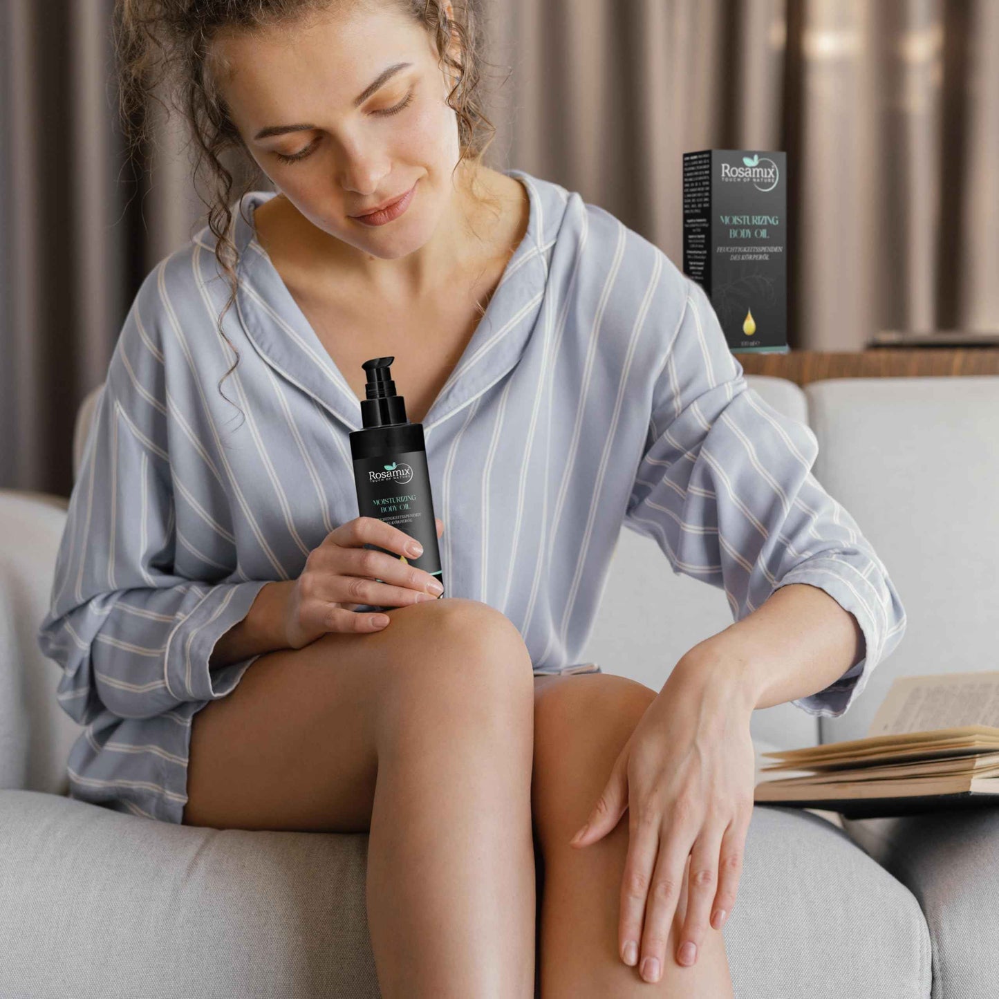 Rosamix Organic Borage Oil Cold Pressed 100 ml – Ideal for Very Dry Skin – Native Care Oil for Body, Face & Hair