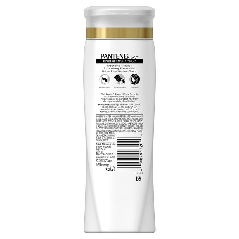 Pantene Pro-V Repair & Protect Shampoo, 12.6 Fl Oz (Pack of 6)