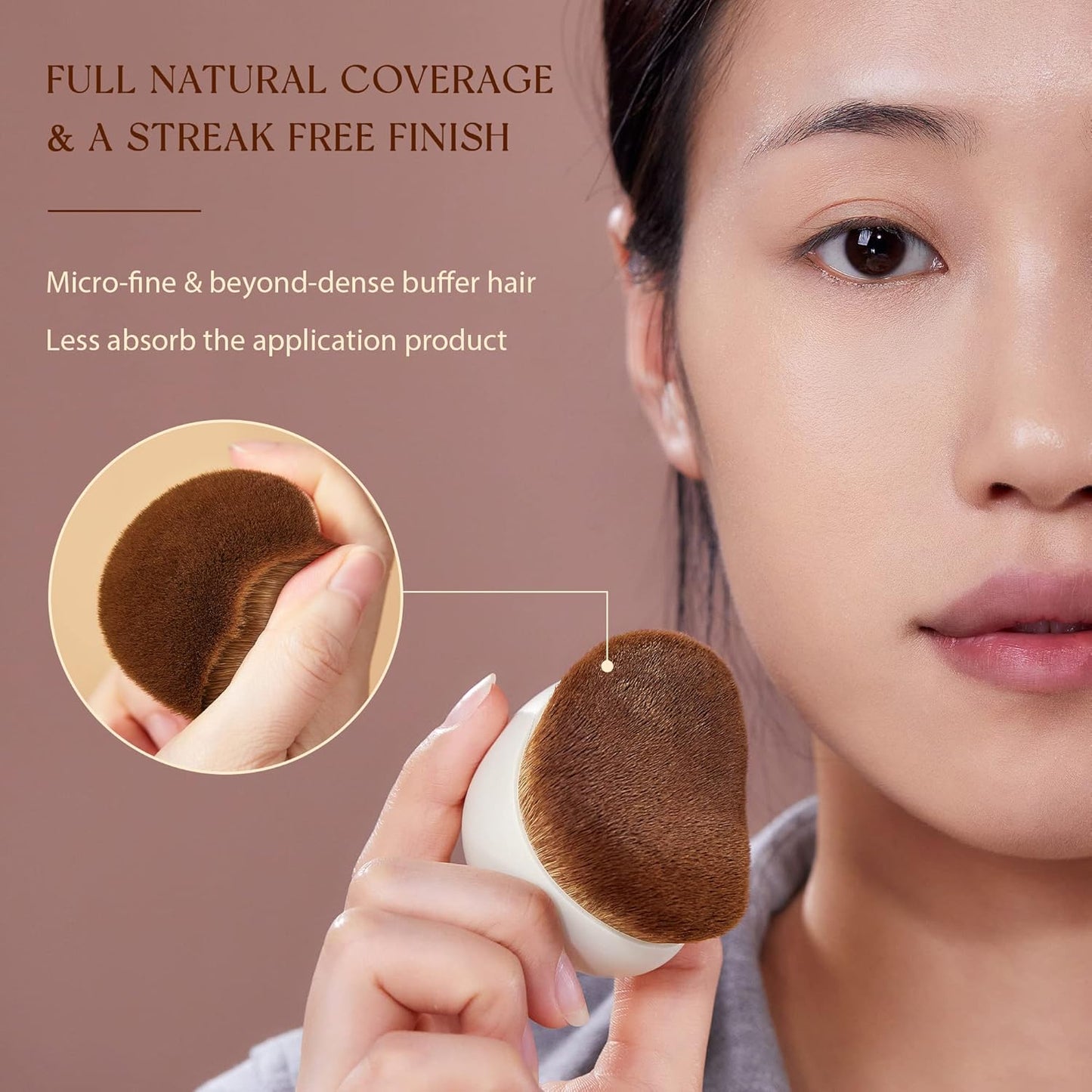 Face Makeup Brushes Set - Jessup T508 with Foundation Brush SF002 | Professional Quality