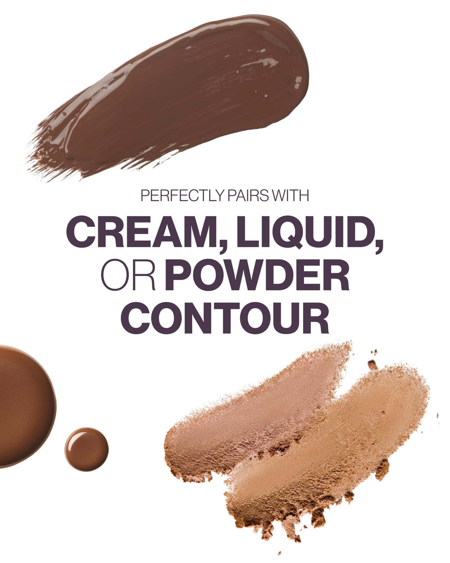 Anisa Beauty Crescent Contour Brush | Soft Dense Fibers for Sculpting, Cream and Powder Bronzers | Vegan & Cruely-Free