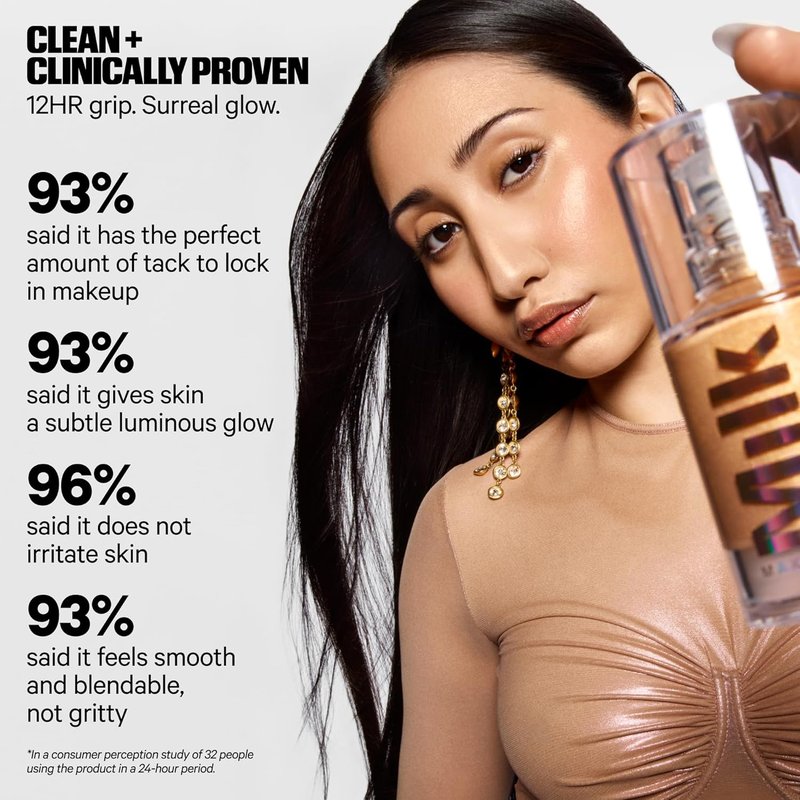 Hydro Grip + Glow Primer | Illuminating Face Primer with Hyaluronic Acid - 1 oz, Silicone-Free, Radiant Finish