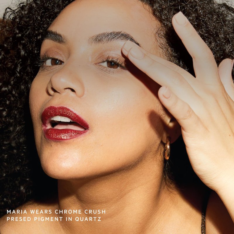FLOWER BEAUTY By Drew Barrymore Chrome Crush Eyeshadow - Gel Powder + Buildable Formula - Shimmer + Glitter - Eyeshadow Topper (Copper)