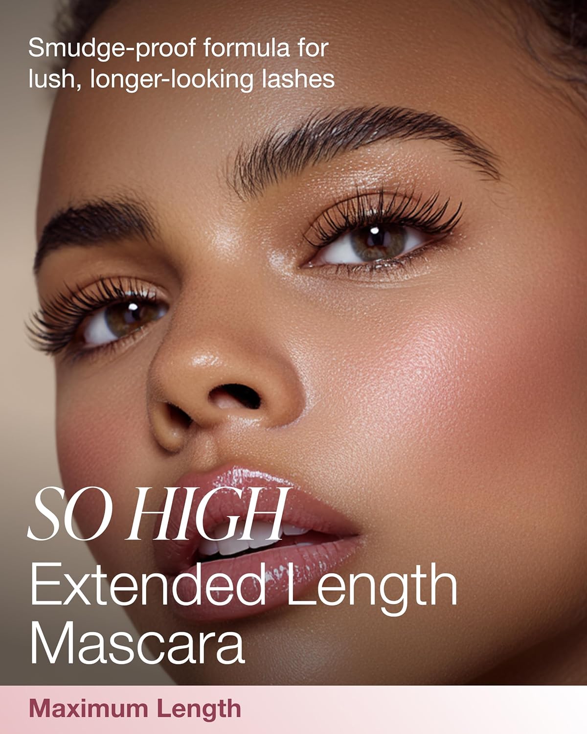Mineral Fusion So High Mascara - Lengthening Formula for Long, Lush Lashes | Hypoallergenic, Black, No Smudge
