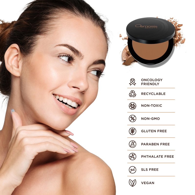 Osmosis Skincare Mineral Pressed Base Foundation, Natural Medium