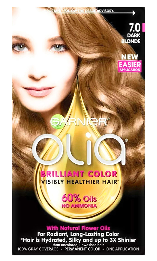 Garnier Olia Permanent Color 7.0 Dark Blonde 1 ea (Pack of 3)