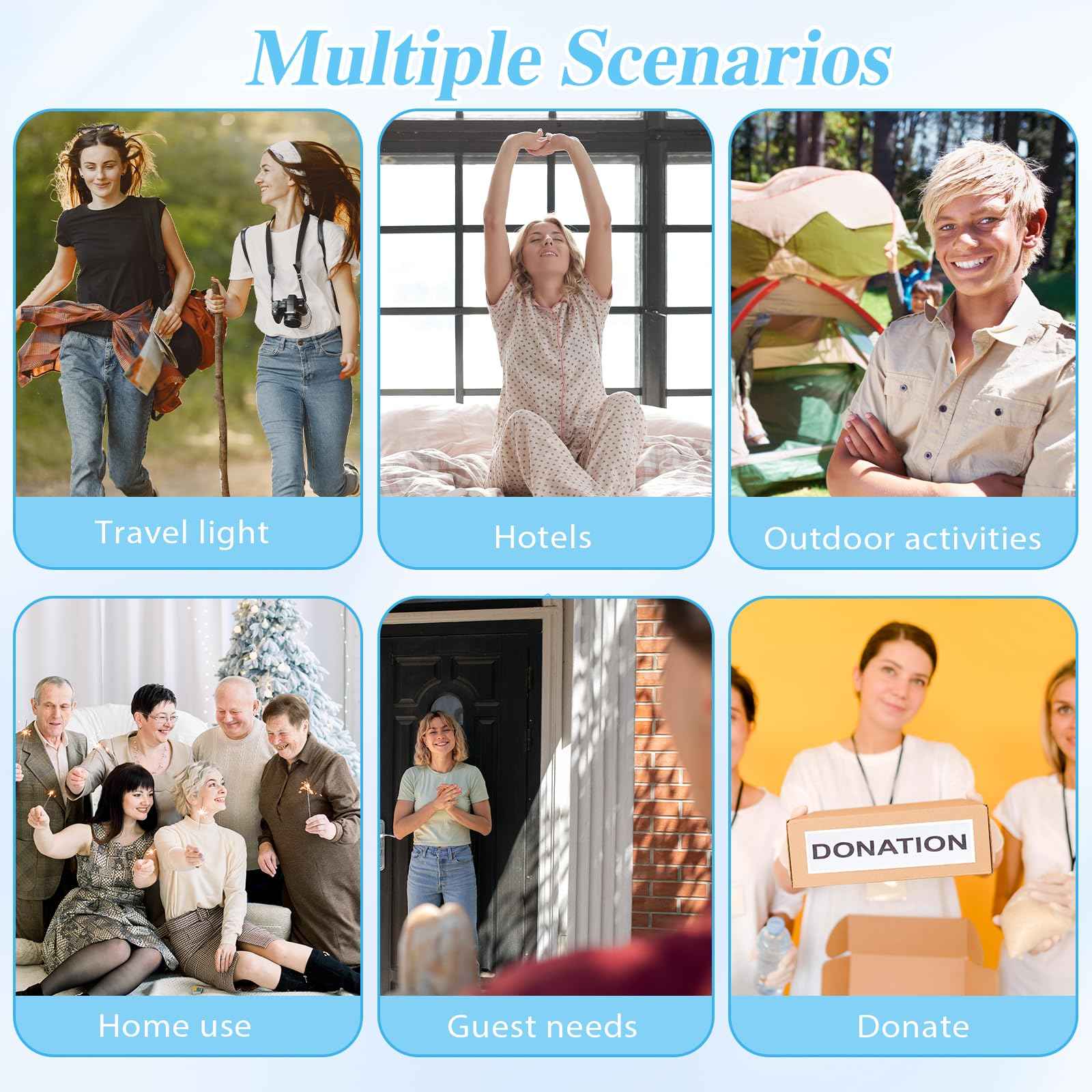 HekouJiub 120 Pack Individually Wrapped Bulk Toothbrushes Pack Disposable Toothbrushes Med-Soft Bristles Toothbrushe for Travel, Hotels, Donations