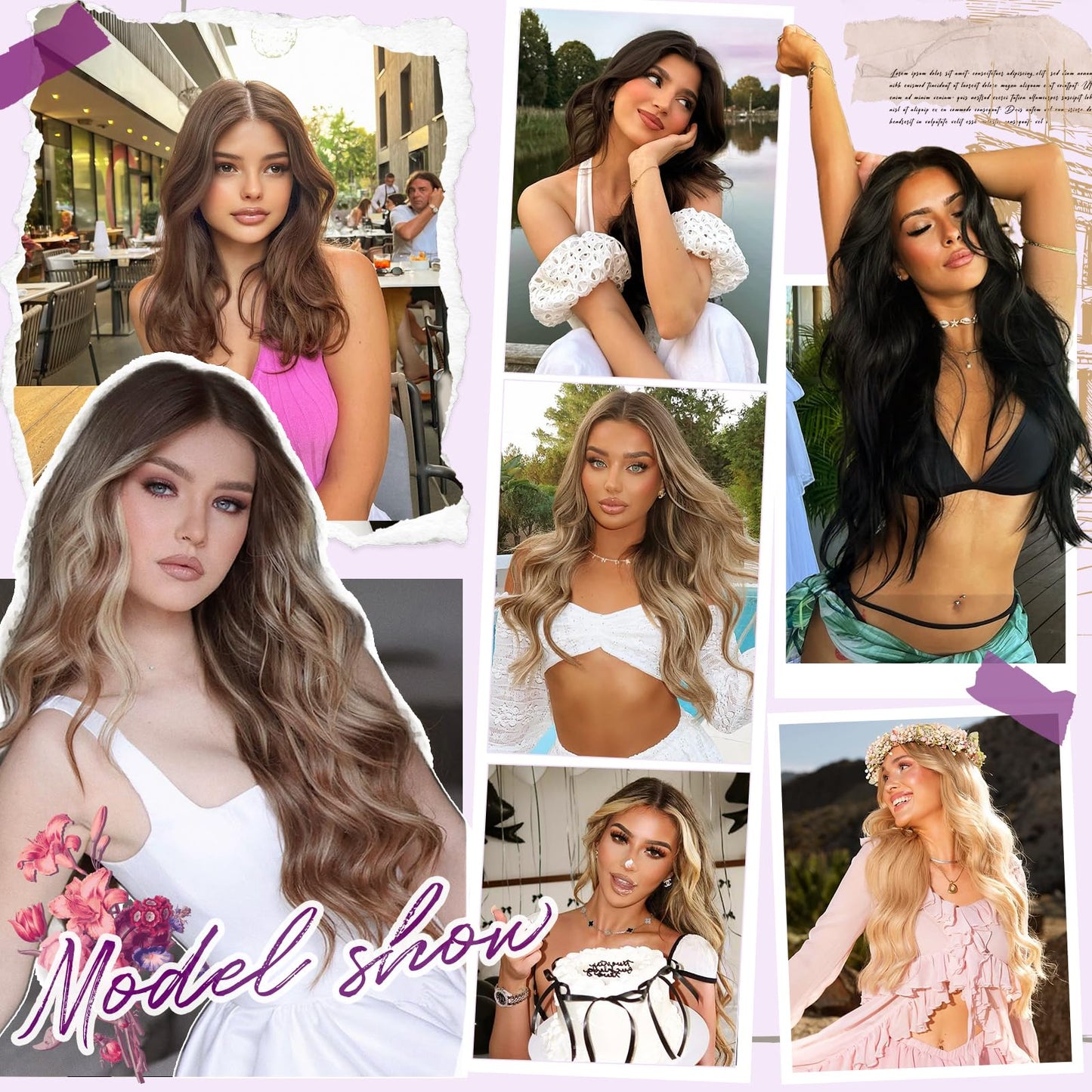 Clip in Hair Extensions Real Human Hair 16 inch 90g/3.2oz Straight Seamless Invisible Human hair Extensions Clip ins for Women Double Weft 8pcs #1B-Natural Black