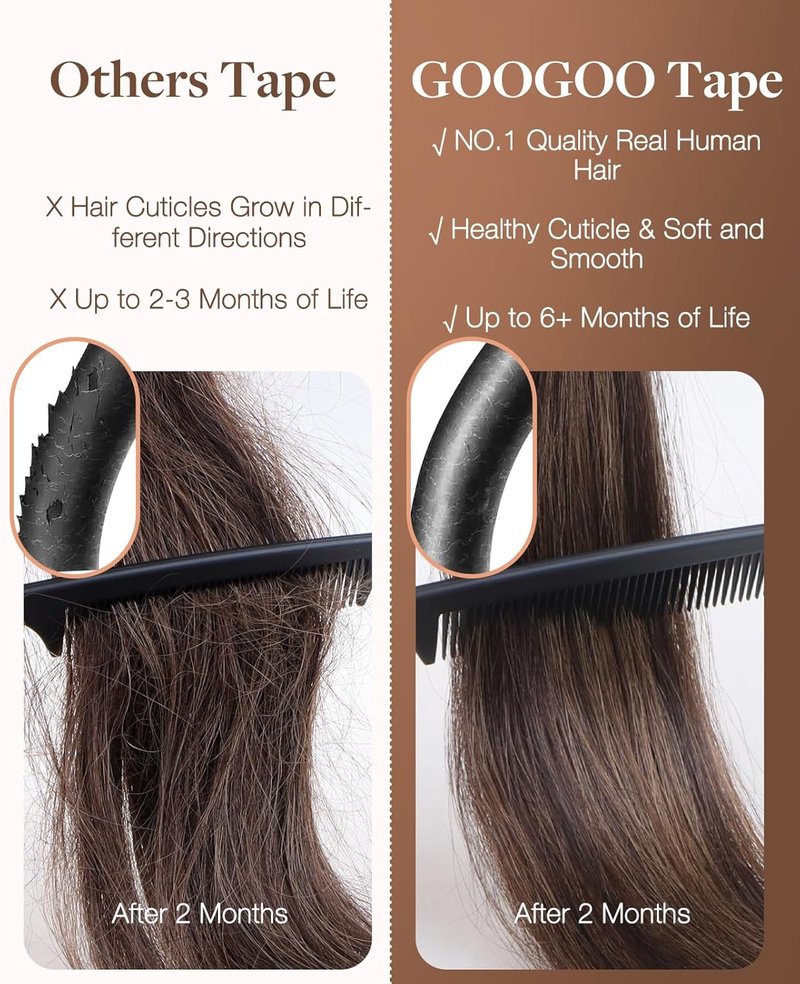 Invisi Edge Tape Hair Extensions - 20pcs Jet Black 14" Virgin Remy Human Hair | Seamless & Natural Look