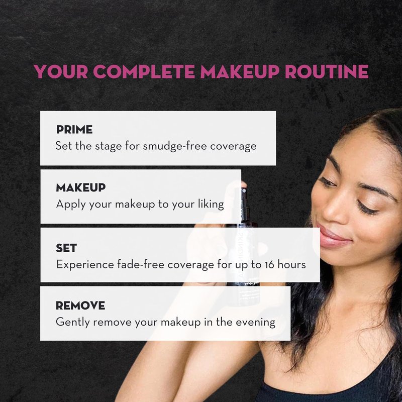 Skindinavia The Makeup Finishing Spray, Bridal Makeup Cooling Setting Spray, All-Day Wear, Long-Lasting Up to 16+ Hours, Heat-Resistant & Waterproof, Wedding Day, Bridal Shower Gift, 4.0 Oz