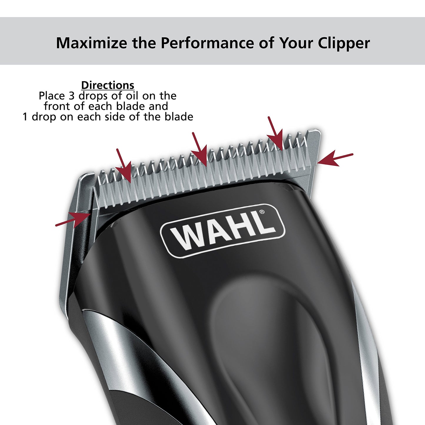 Wahl Premium Hair Clipper Blade Lubricating Oil, Clippers & Trimmers, 4 oz