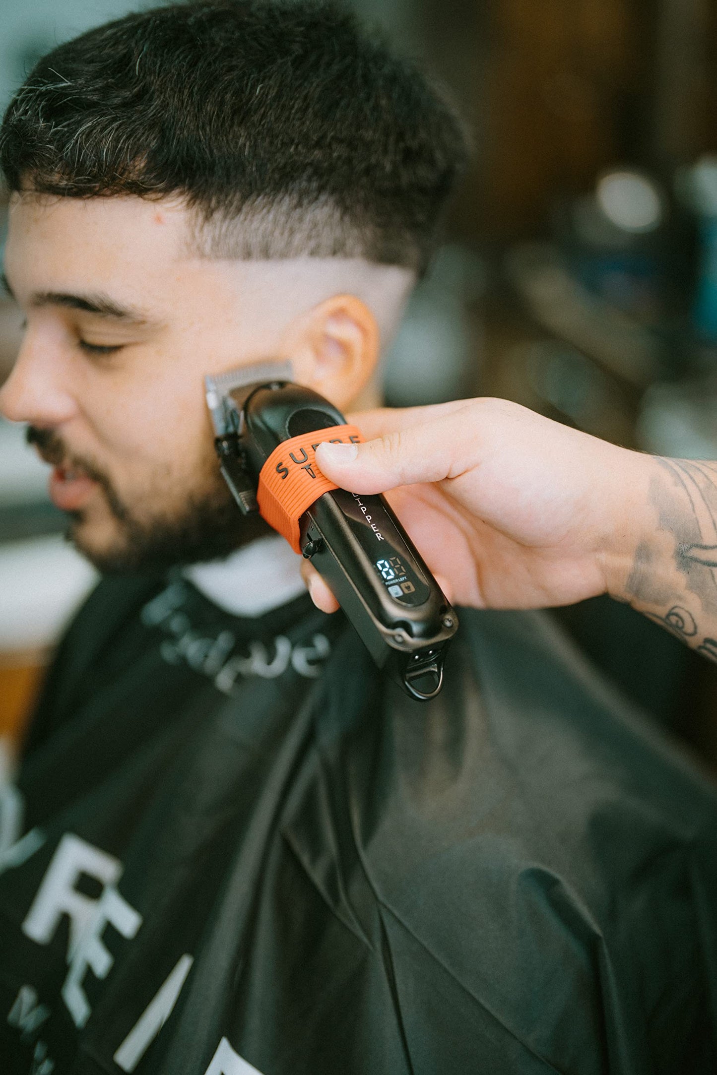 Supreme Trimmer Pro Clipper All Metal w/Fade Blade | 300 Min Run Time Professional Clipper Set, Cordless Beard Trimmer | STC5030 Red