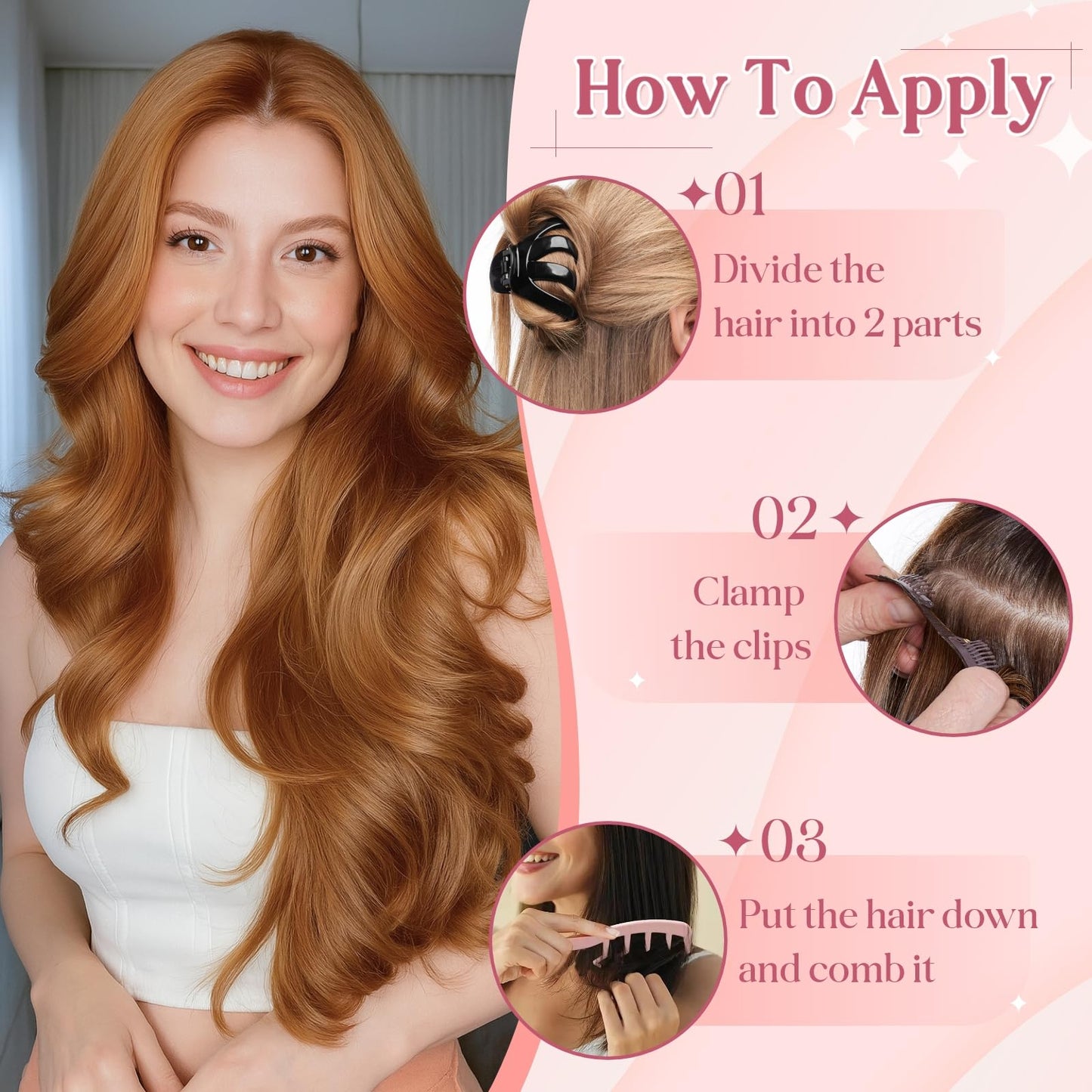 SEGOHAIR Clip In Hair Extensions for women One Piece 5 Clips Real Human Remy Hair Extension Long Straight Hairpieces for women 16 Inches #02 Dark Brown