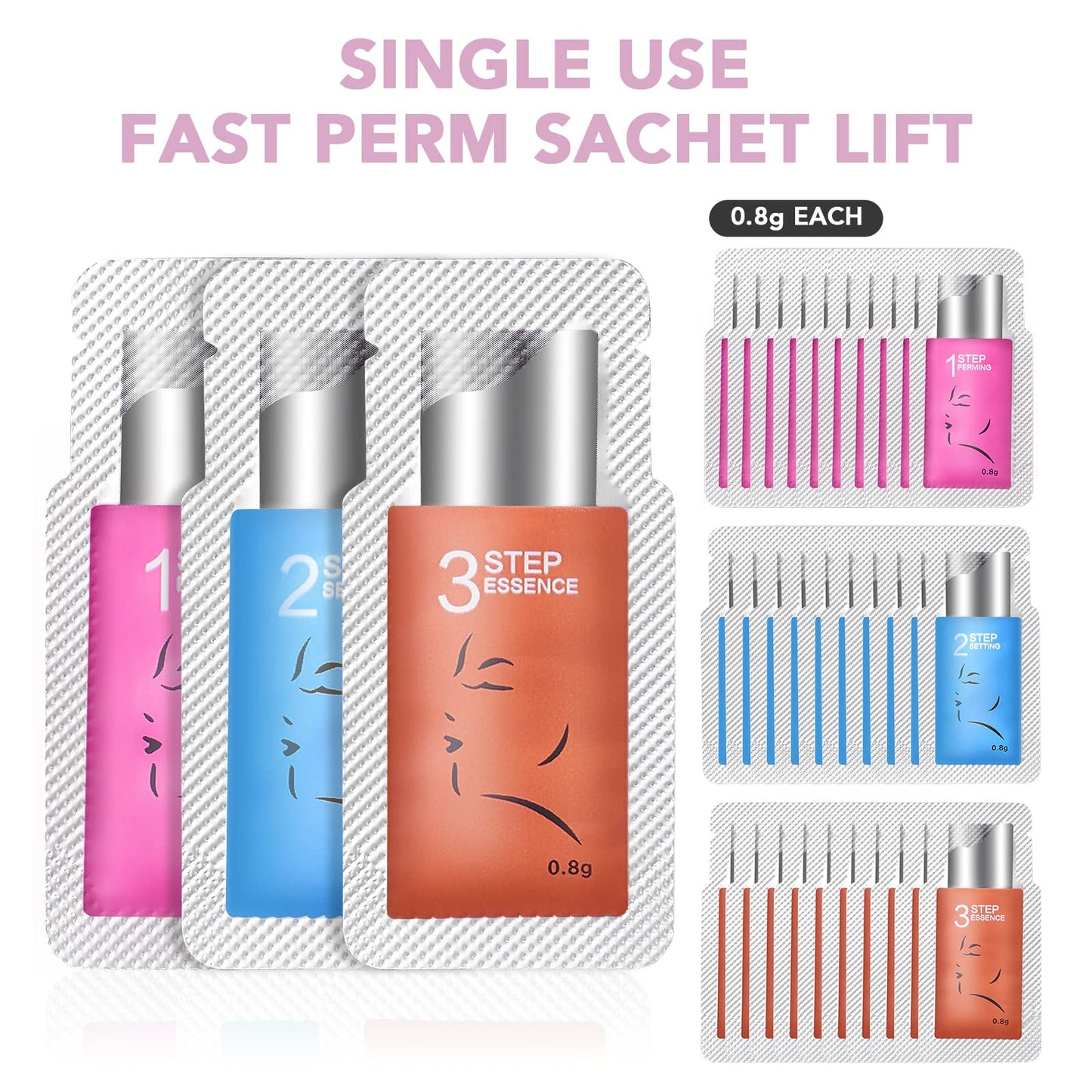 Lomansa Lash Lift Kit - Easy to Use Salon-Quality Eyelash Perm Kit with Full Tools