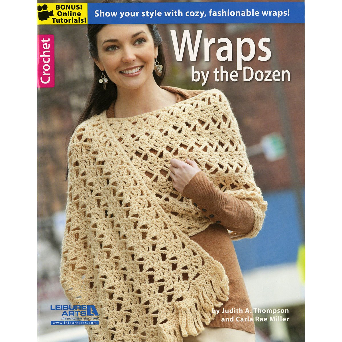 Leisure Arts Wraps by The Dozen Book