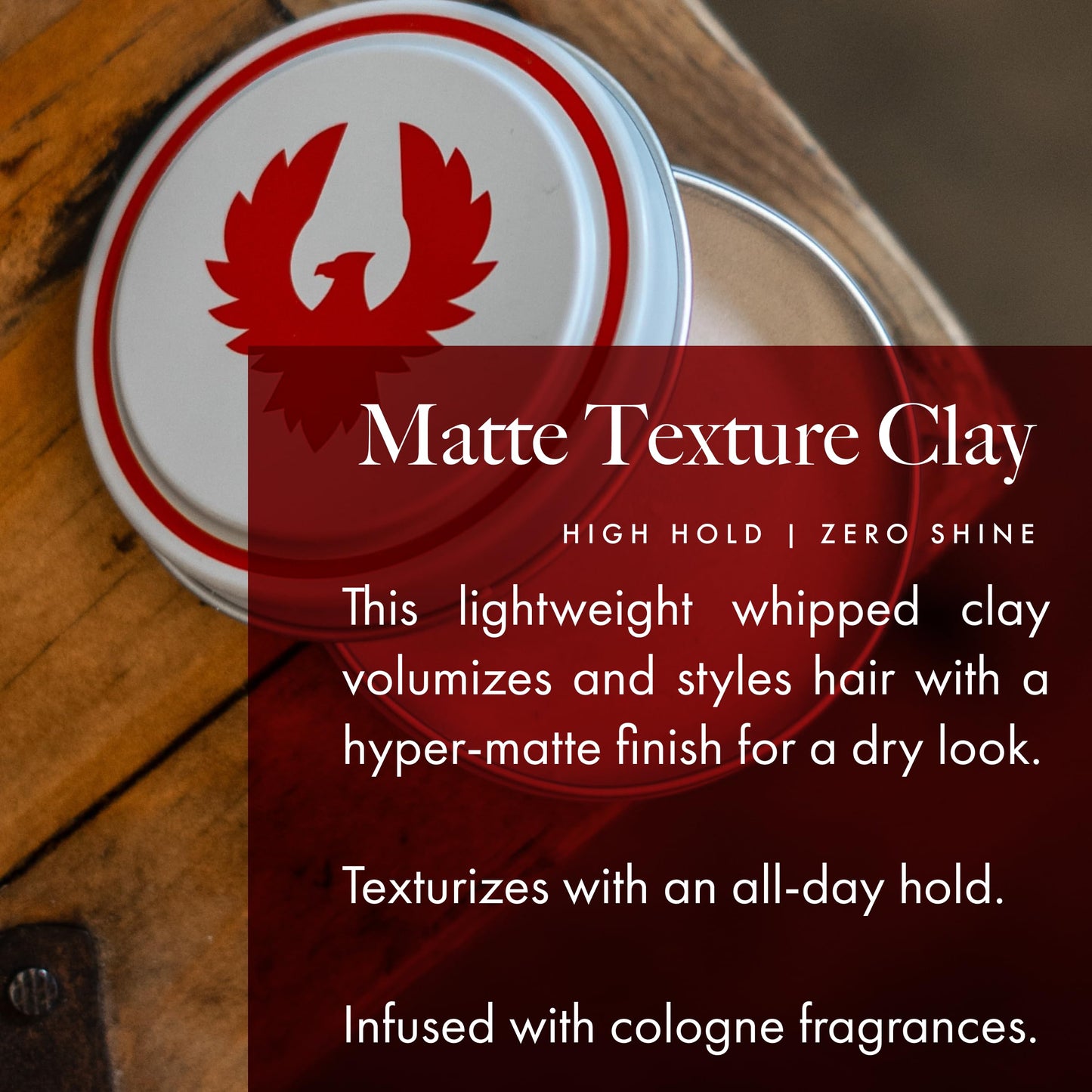 Atlas Matte Texture Clay 2.4 Ounce is a No Shine, Ultra Lightweight, Medium to Firm Hold, Thickening, Texturizing, Separating, Hair Styling and Grooming Product for Men and Women
