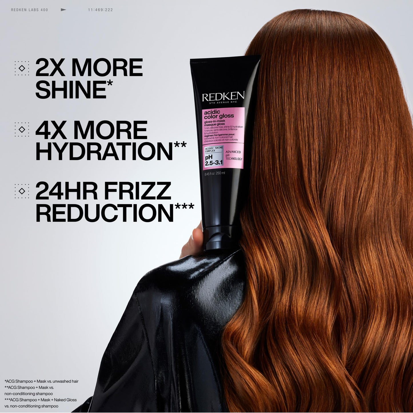 Redken Acidic Color Gloss Gloss-in-Mask - 1-Minute High Shine Hair Treatment & Deep Hydration, Silicone-Free Mask for Dull or Color-Treated Hair, 1 Fl Oz