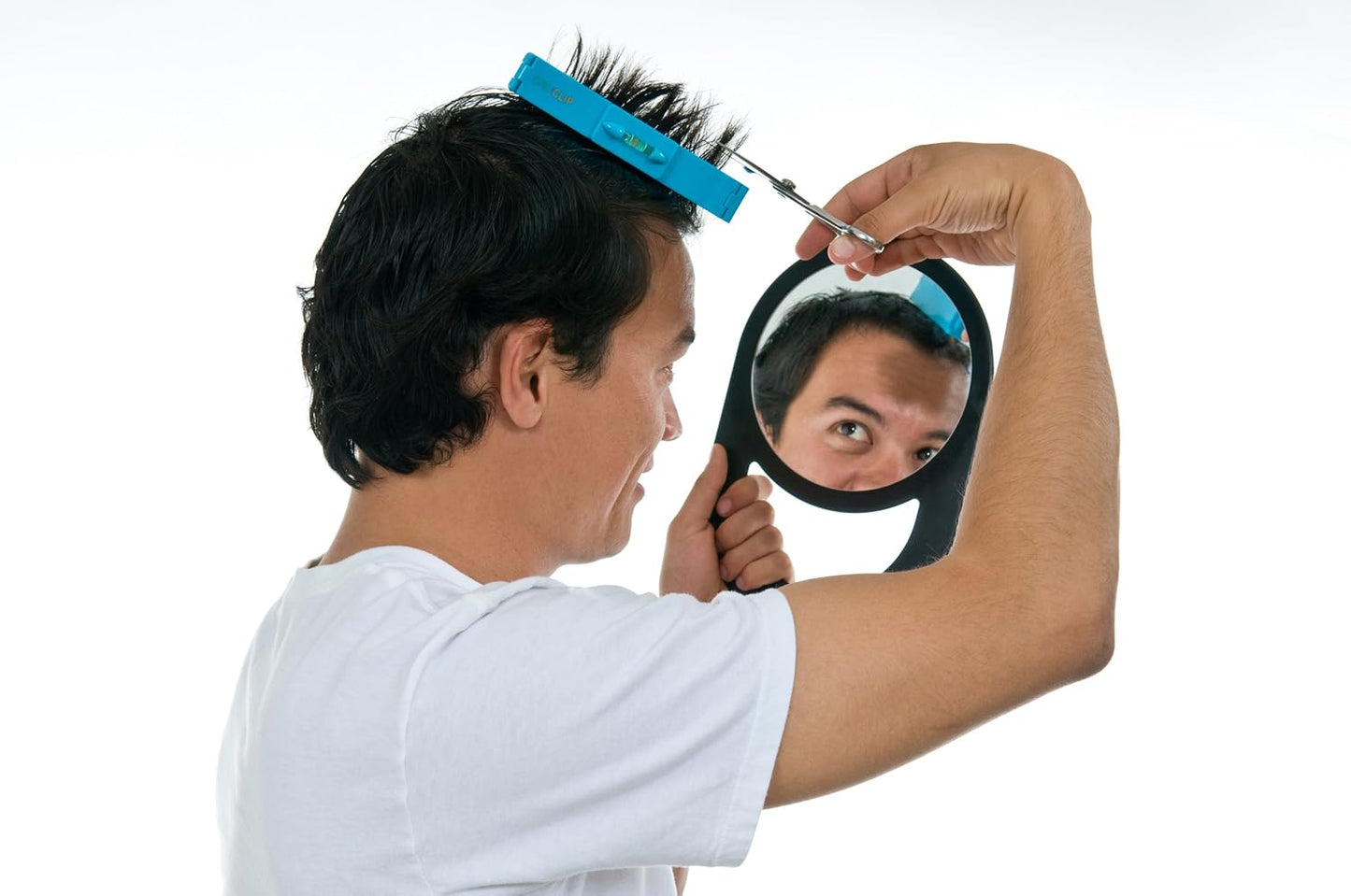 CreaClip Hair Cutting Tool - Bangs & Layers Trimming Guide | Scissors & Comb Set for Kids