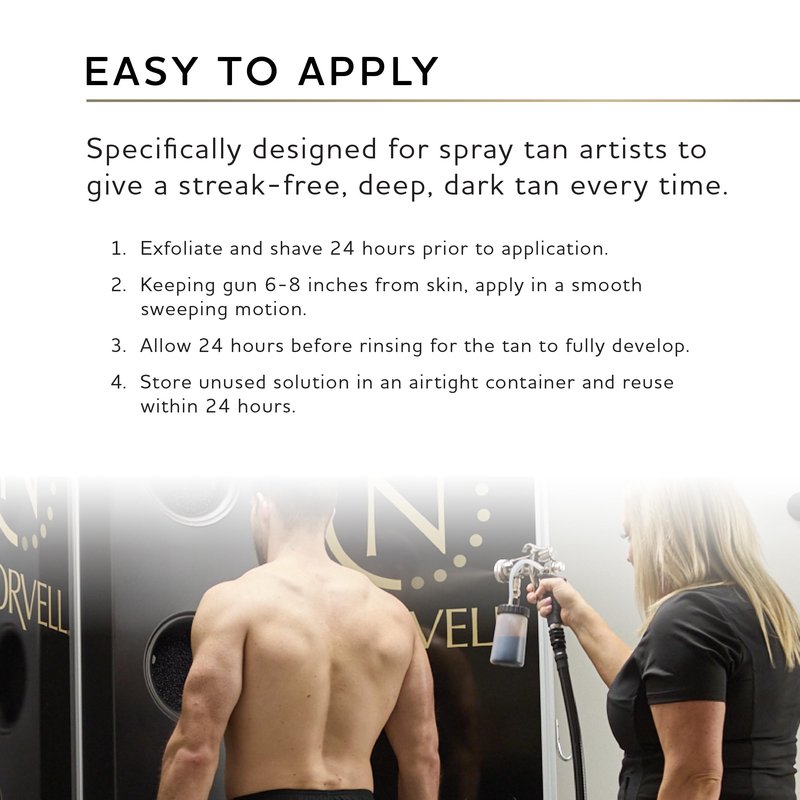 Norvell Premium Professional Sunless Tanning Spray Tan Solution - Competition Tan, 8 fl.oz., Streak Free, Fast Drying, Long Lasting Sunless Color