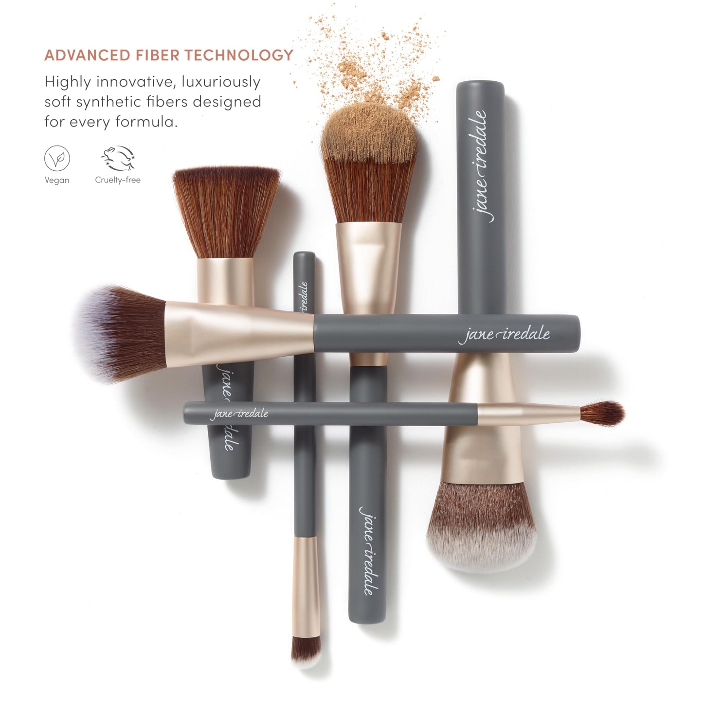 jane iredale Pro Series Camoflage Brush, Ultra-Small, Flat Cosmetic Brush for Spot Concealing Blemishes and Discoloration, Vegan, Cruelty Free