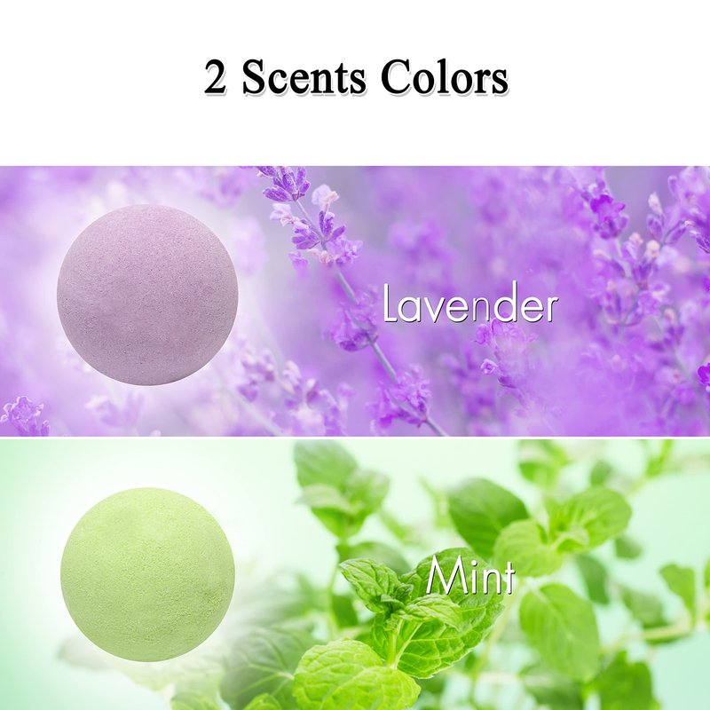 12 Pack Hemp Bath Bombs Set for Muscle Therapy & Relaxation | Large Vegan Fizzy Spa Gift for Women & Men | Natural Lavender, Mint Oils Moisturize Dry Skin & Soothe Stress, Wife Stocking Stuffers Gifts