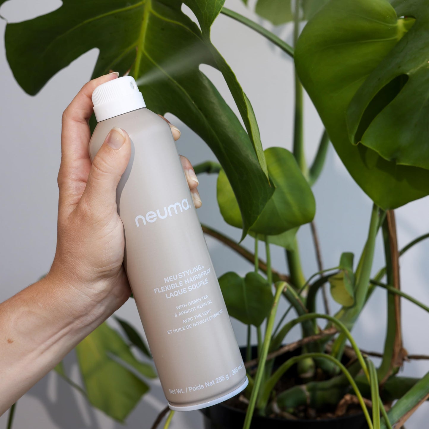Neuma Neu Styling Flexible Hair Spray | Hairspray For Women With Lavender, Mandarin & Vanilla Scent | Flexible Hold Styling Spray For All Hair Types