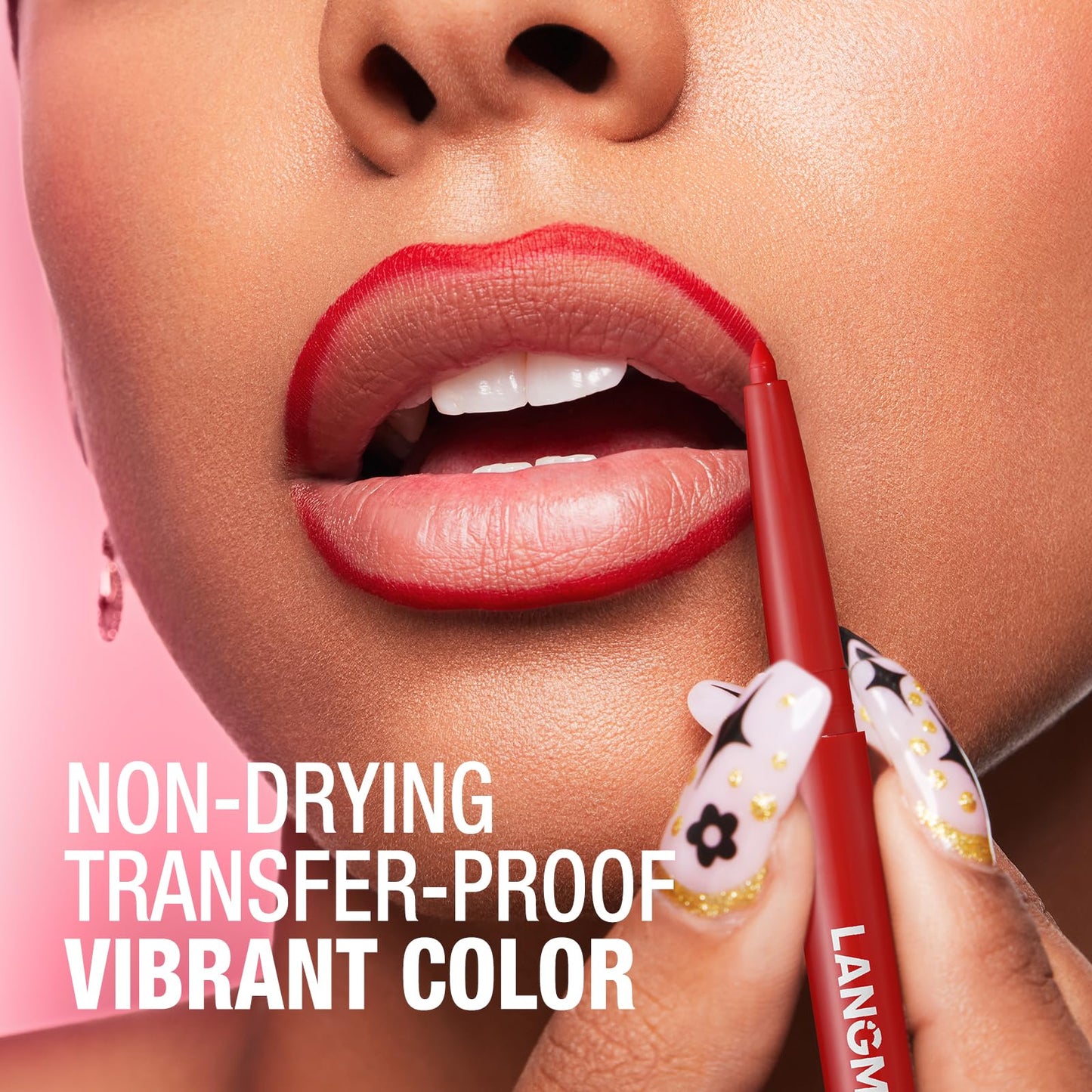 LANGMANNI 12 Colors Sculpting Matte Velvet Lip Liner Set,Smooth Creamy Texture,Waterproof And High Pigmented For Women Daily Application Lip Makeup