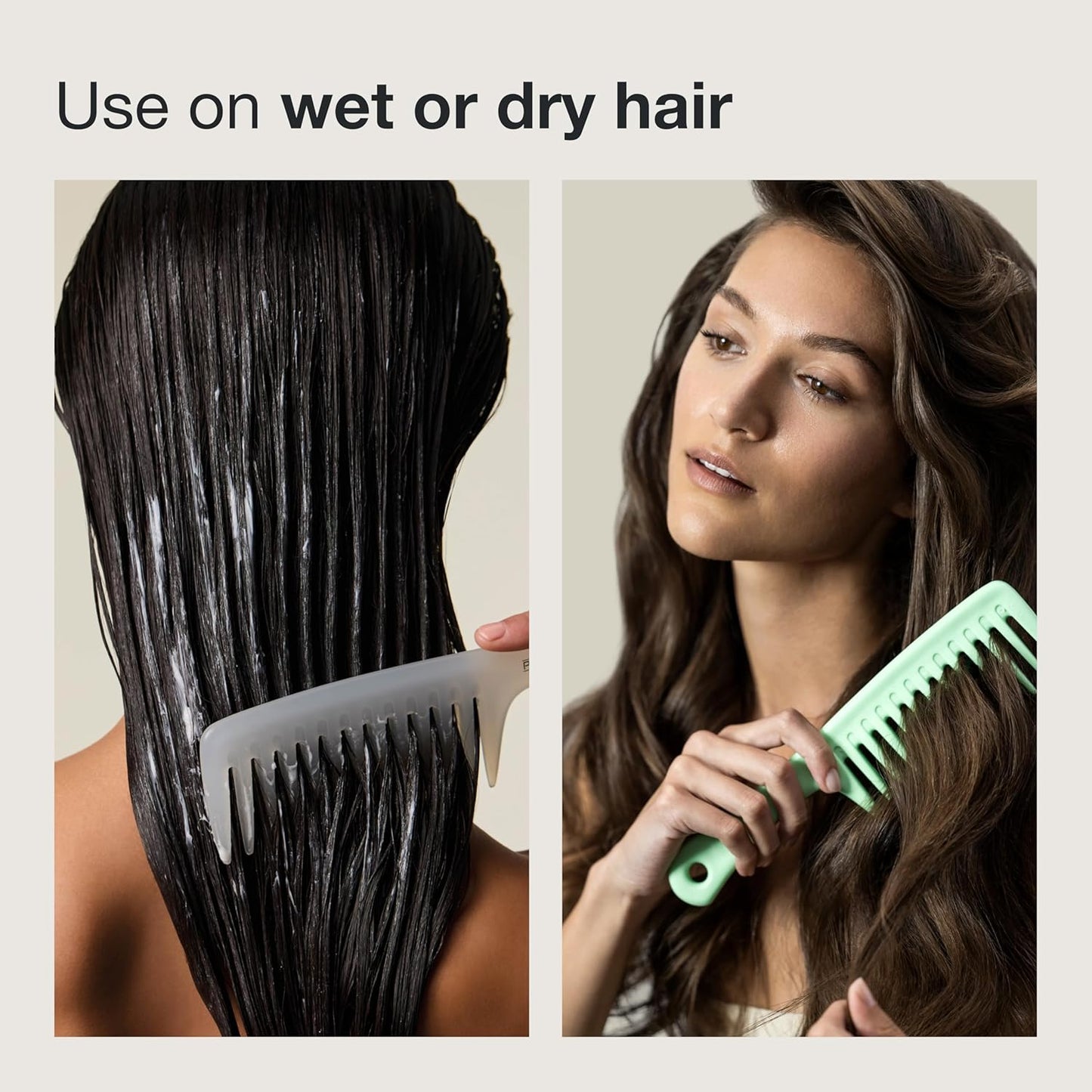 Paul Mitchell Wide Tooth Detangler Comb - Effortlessly Detangles Wet & Dry Hair