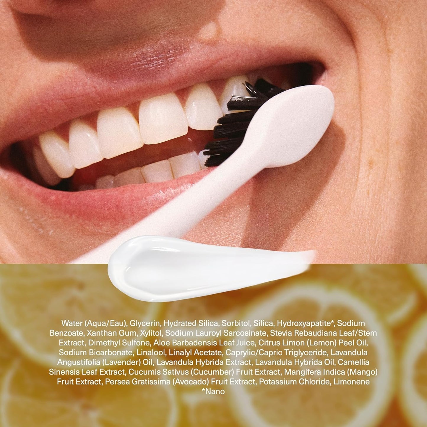 Fluoride Free Toothpaste | Nano Hydroxyapatite for Sensitive Teeth - Lemon Lavender Flavor, 4 Fl Oz