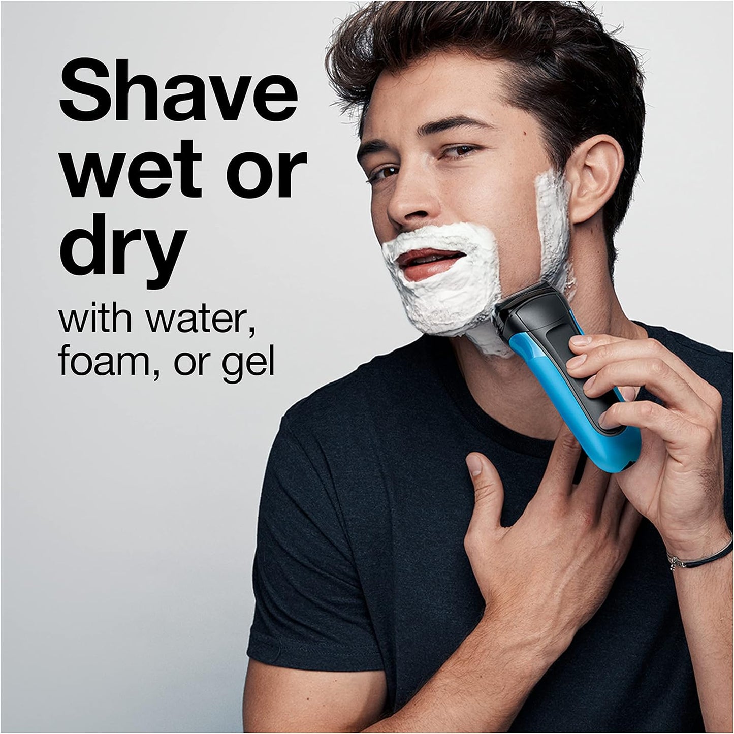 Braun Electric Razor - Series 3 310s Rechargeable Foil Shaver | Wet & Dry Use