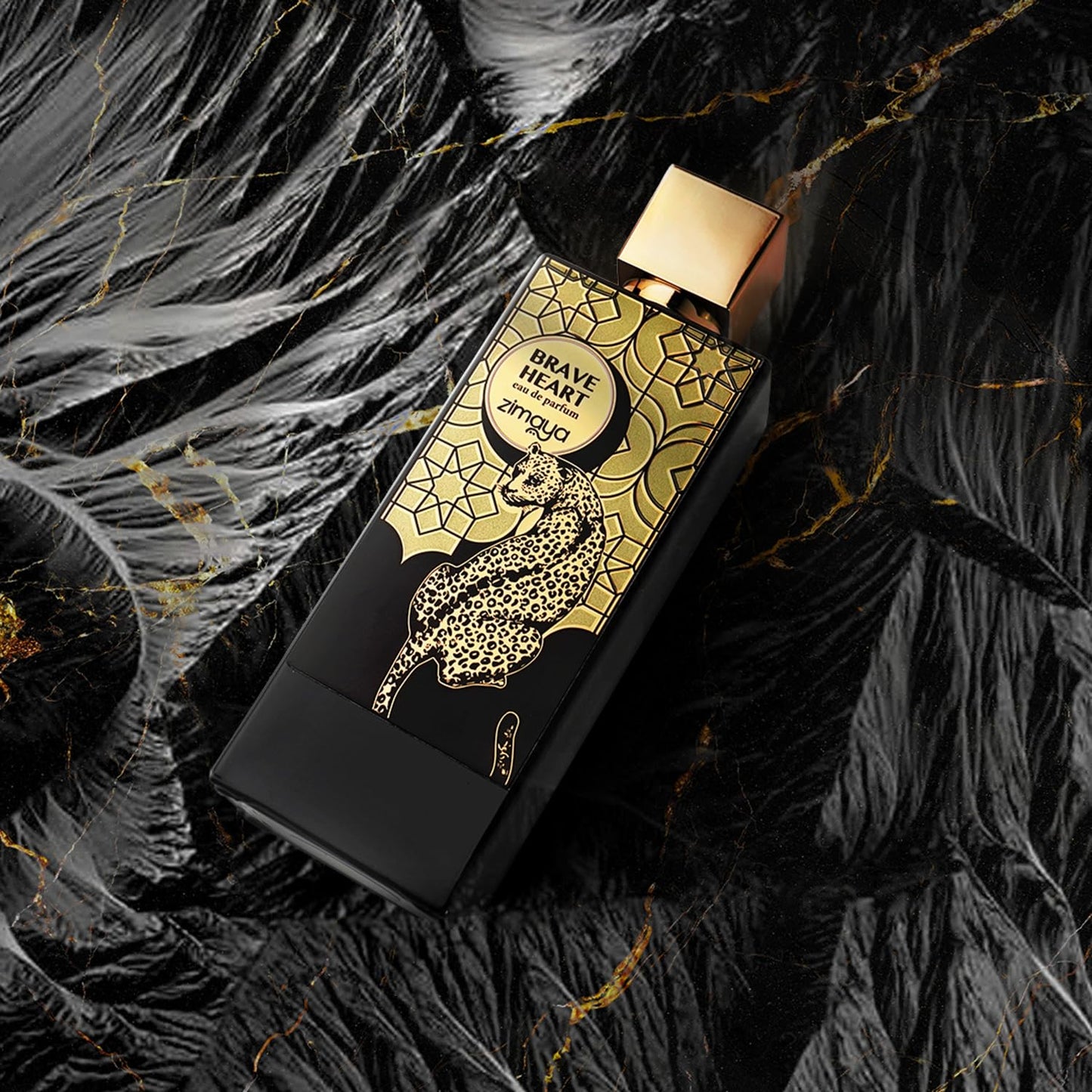 zimaya Brave Heart Unisex Long Lasting Perfume Eau De Parfum, 3.4 fl oz - Warm Spicy, Woody & Musky Scent