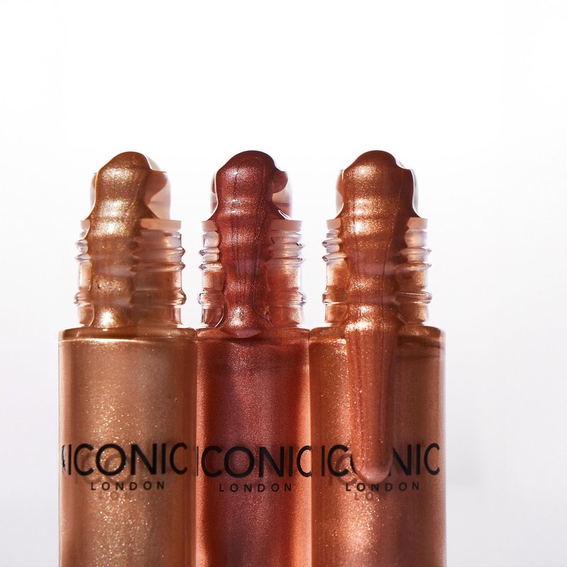 ICONIC LONDON Rollaway Glow | Liquid Highlighter for a Radiant Glow, Cruelty-Free, Vegan Makeup (Rose Potion) 0.27 Fl oz