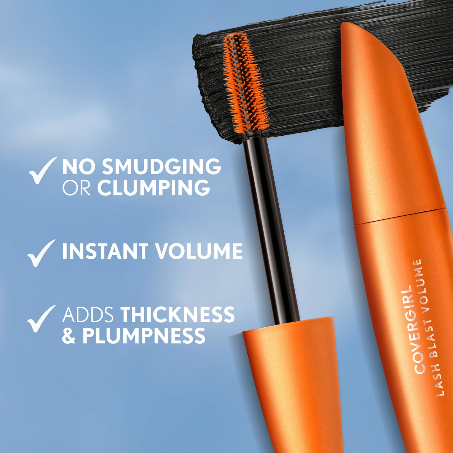 COVERGIRL Lash Blast Volume Mascara, Long-Wearing, Smudge-Proof, Cruelty Free - Black Brown (Pack of 1)