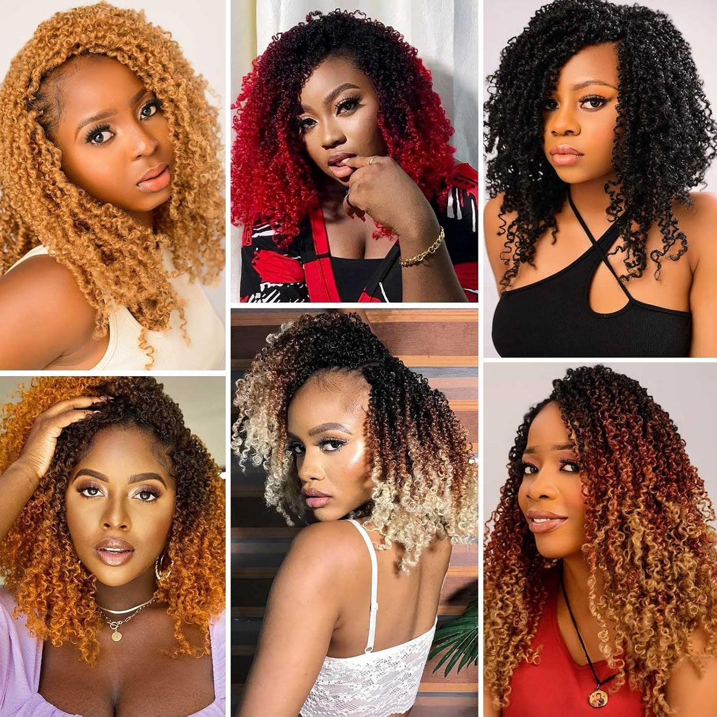 Yanky Twist Crochet Hair - 18 Inch Mini Twist Braids for Women | Bohemian Synthetic (#OT30)