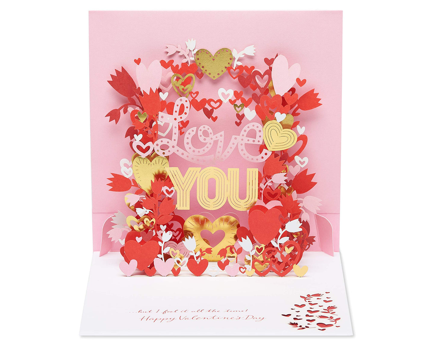 American Greetings Valentines Day Pop Up Card (Feel It All The Time)