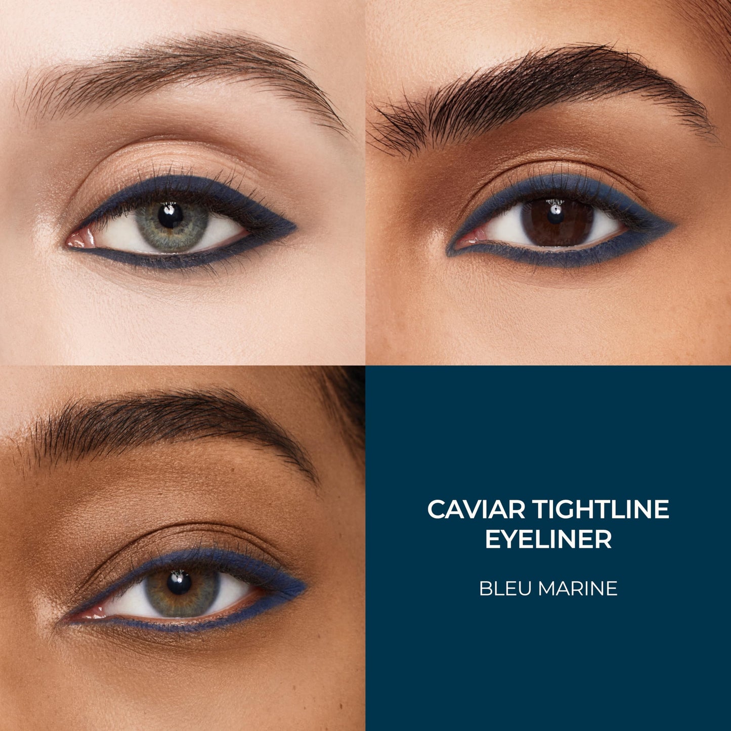 Laura Mercier Caviar Tightline Eyeliner: Long Lasting Color, Crease-proof, Waterproof, Gel-like Hydrating Formula, Perfect for Tightline, Lash Line + Waterline, Bleu Marine