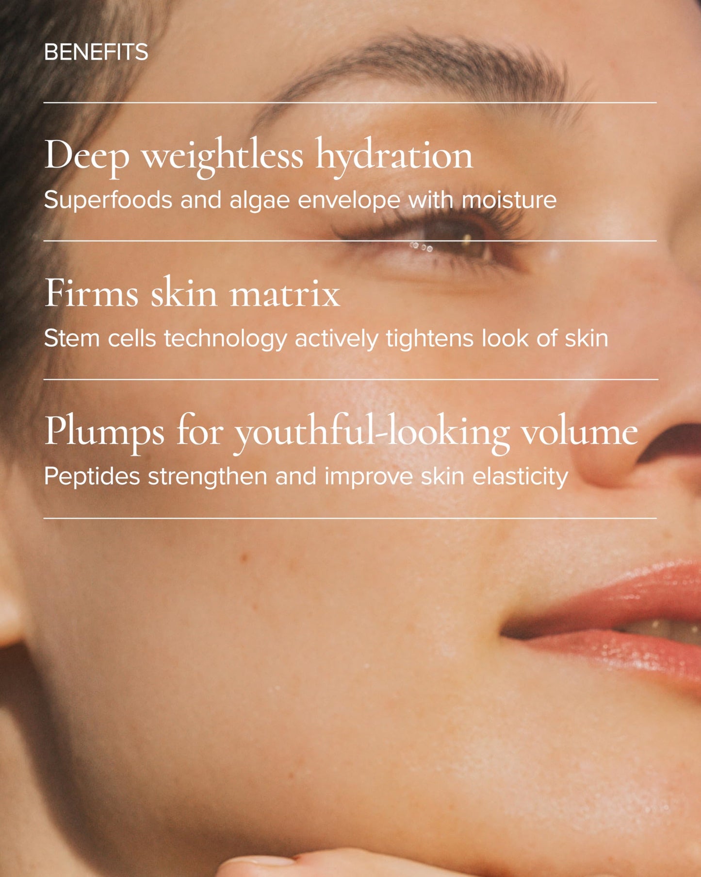 MARA SeaDream Firming Algae Crème Moisturizer – Rich Overnight Face Cream with Plumping Peptides Sea Moss & Stem Cells – Anti-Aging Moisturizer to Firm, Hydrate & Plump Skin (1.7 oz / 50 ml)