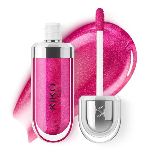 Kiko Milano 3D Hydra Lip Gloss – High Shine, Hydrating, Plumping, Non-Sticky, Moisturizing Lip Makeup – 23 Magenta – 6.5ml
