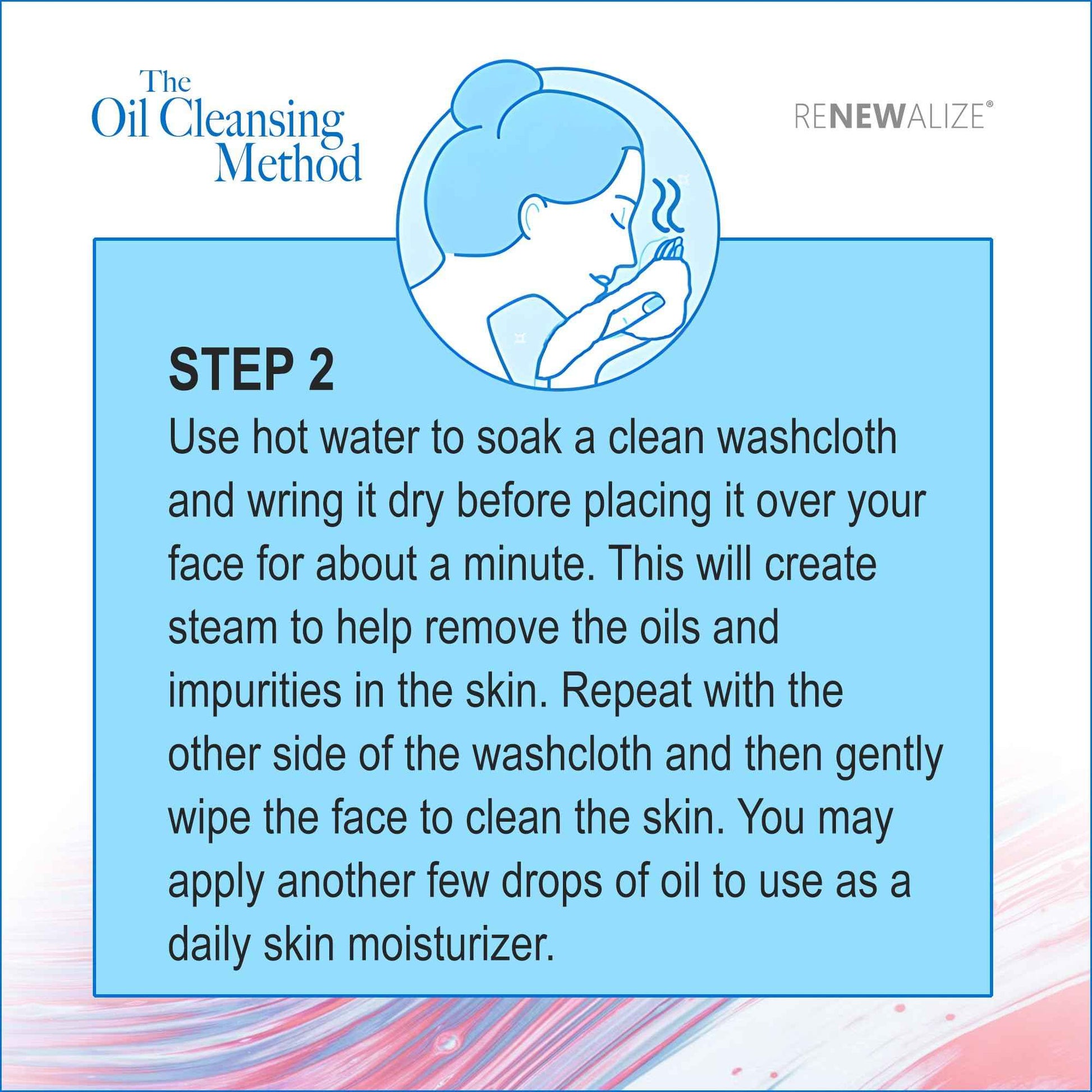 Renewalize Organic Hemp Seed Cleansing Oil - Face Cleanser and Moisturizer | 100% Pure Cold Pressed and Unrefined | Best Daily, Night time, Facial Regimen for Acne Pimple Prone Skin 4oz